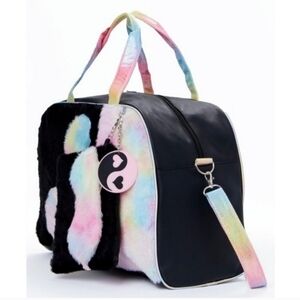 Wonder Nation Ying Yang Ombre Black Pink  Weender Girl Duffle Handbag 5pc Set